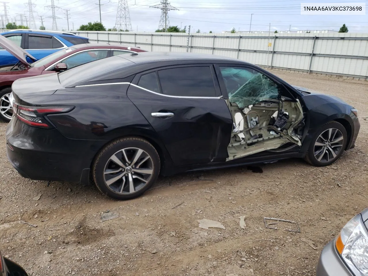 2019 Nissan Maxima S VIN: 1N4AA6AV3KC373698 Lot: 59626044