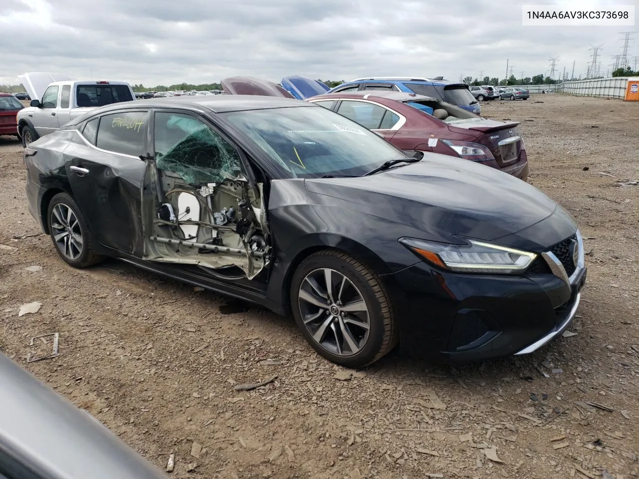 2019 Nissan Maxima S VIN: 1N4AA6AV3KC373698 Lot: 59626044