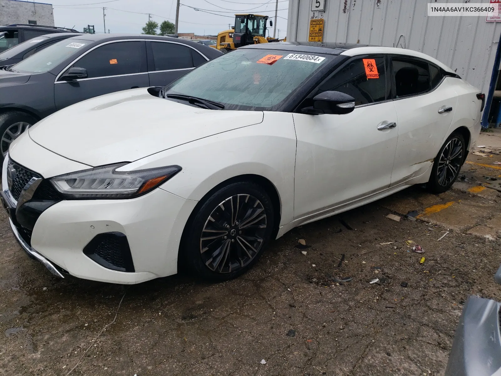 2019 Nissan Maxima S VIN: 1N4AA6AV1KC366409 Lot: 61340684