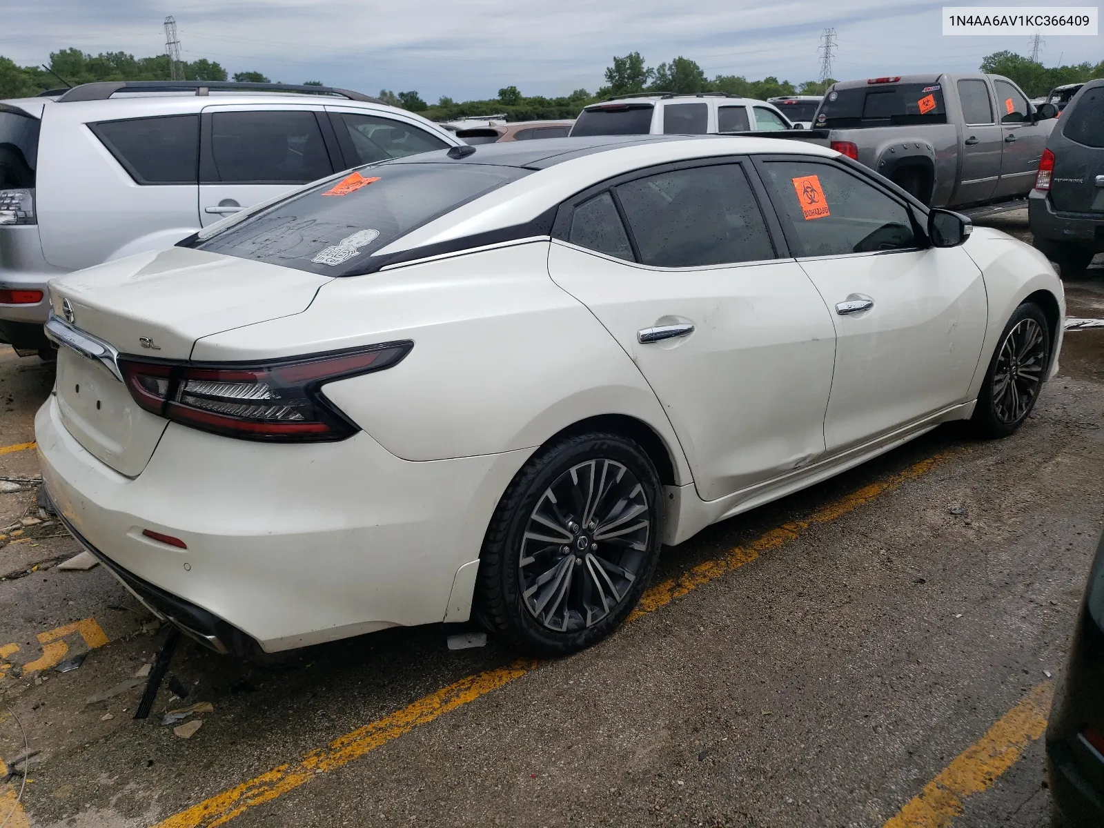 2019 Nissan Maxima S VIN: 1N4AA6AV1KC366409 Lot: 61340684