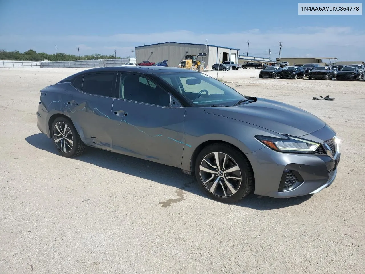 1N4AA6AV0KC364778 2019 Nissan Maxima S