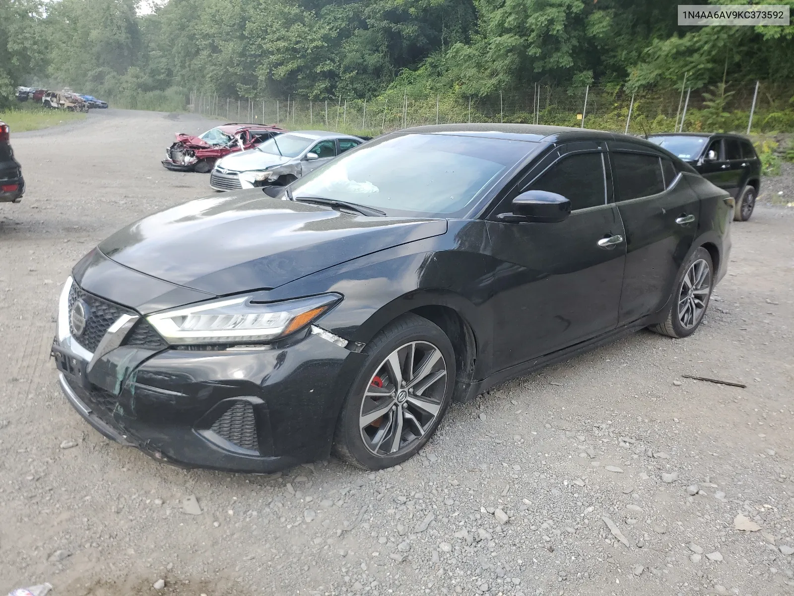 2019 Nissan Maxima S VIN: 1N4AA6AV9KC373592 Lot: 63185554