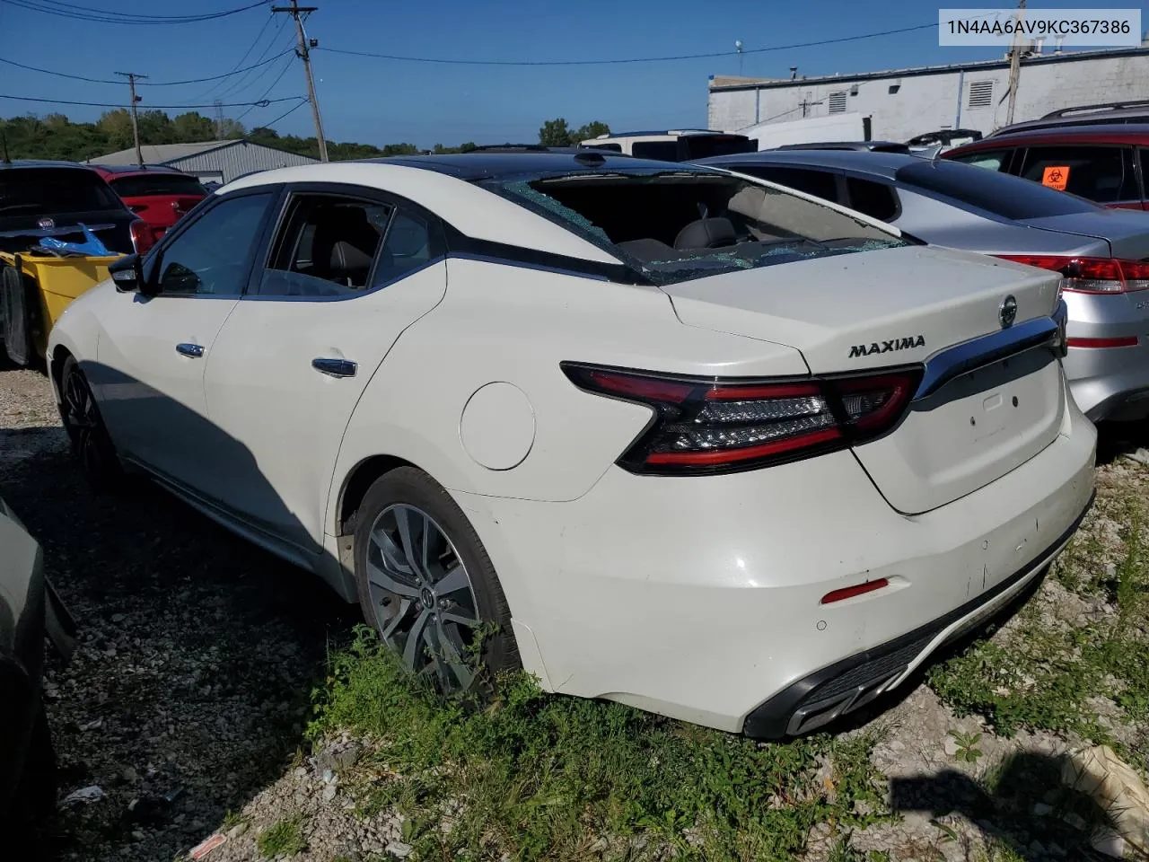 2019 Nissan Maxima S VIN: 1N4AA6AV9KC367386 Lot: 64407664