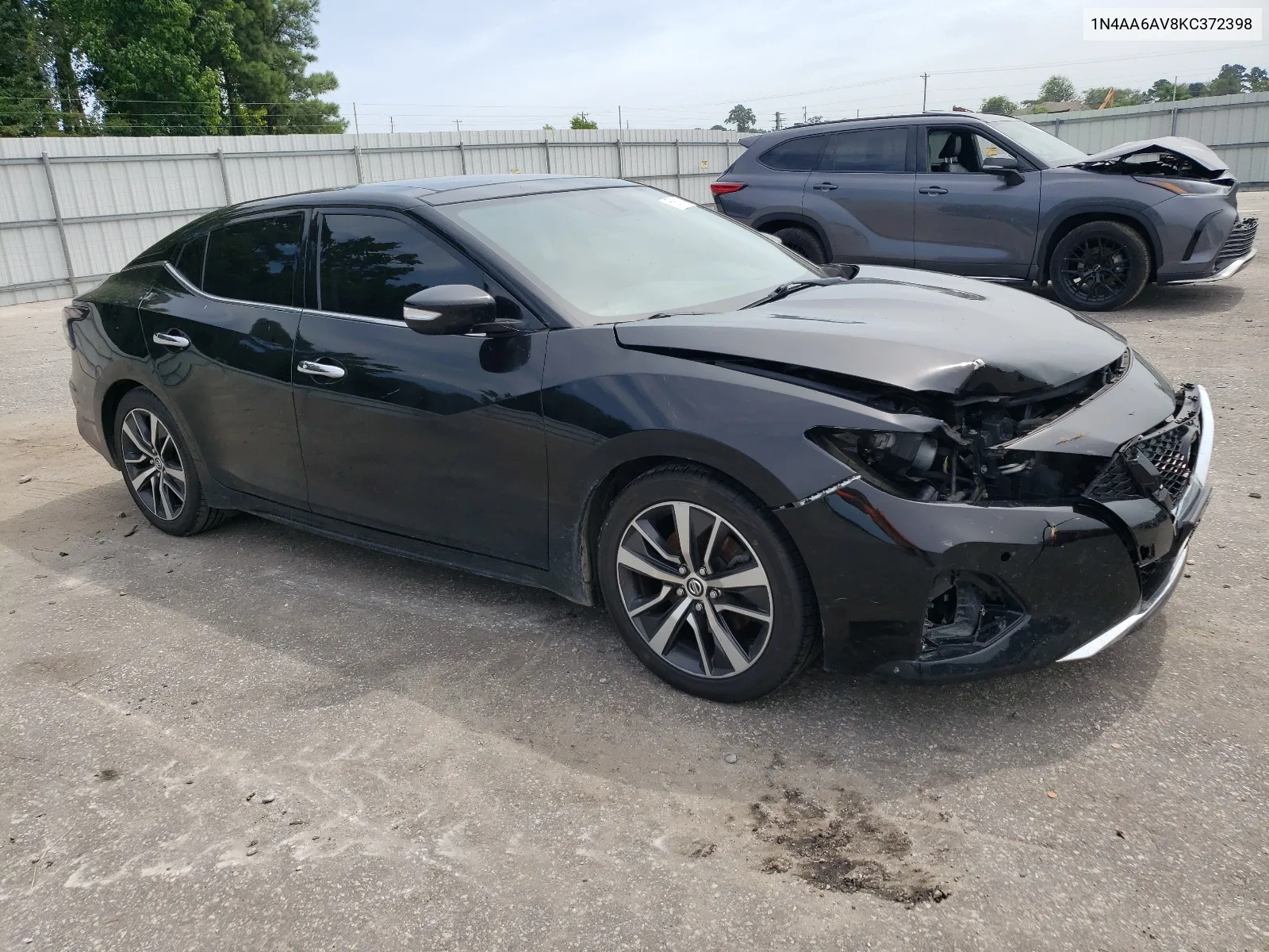 1N4AA6AV8KC372398 2019 Nissan Maxima S