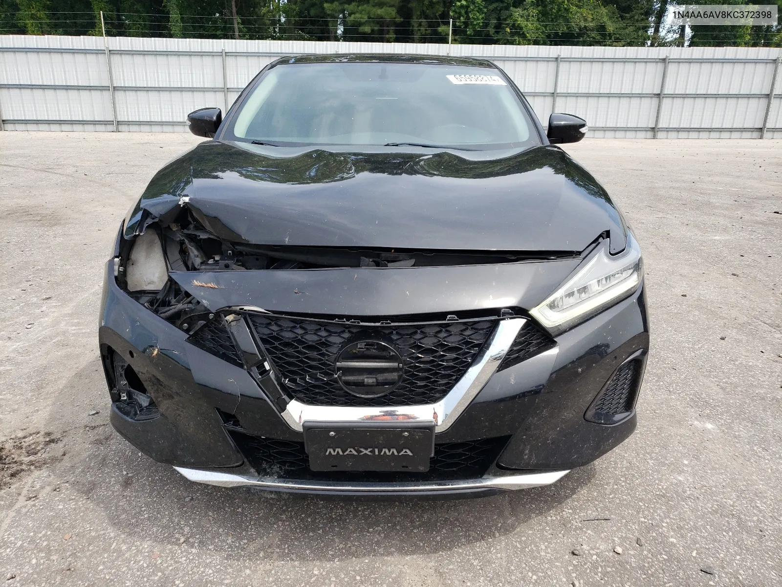 1N4AA6AV8KC372398 2019 Nissan Maxima S