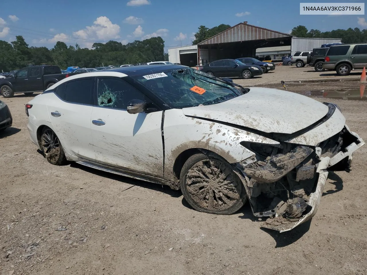 2019 Nissan Maxima S VIN: 1N4AA6AV3KC371966 Lot: 66301194