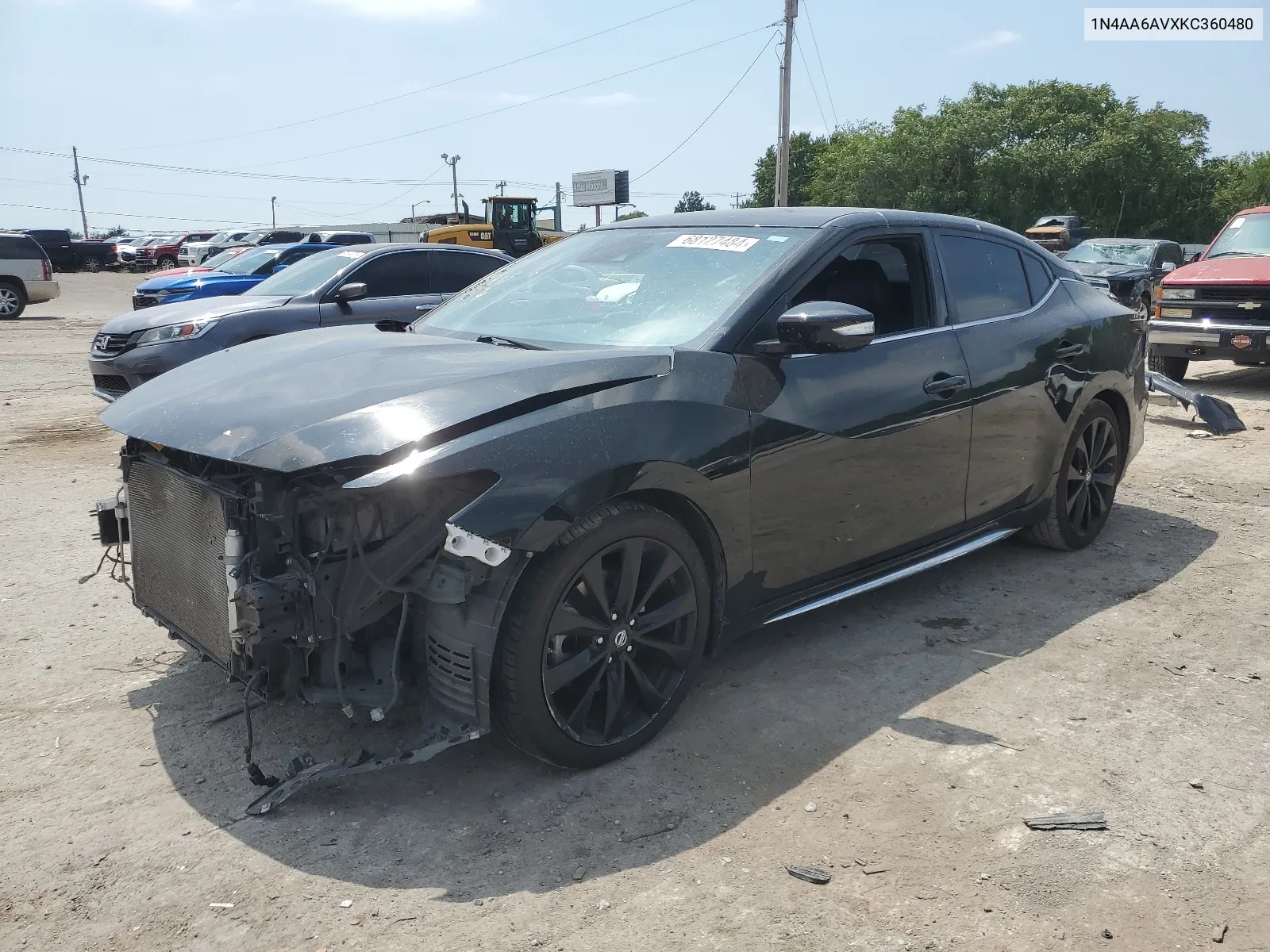 1N4AA6AVXKC360480 2019 Nissan Maxima S