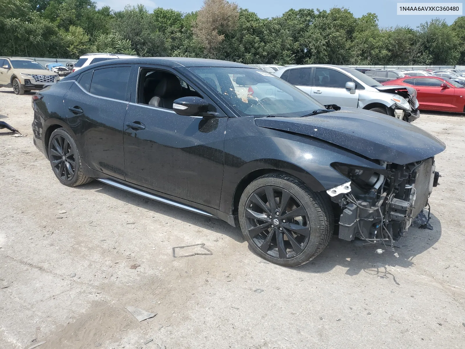 2019 Nissan Maxima S VIN: 1N4AA6AVXKC360480 Lot: 68127484