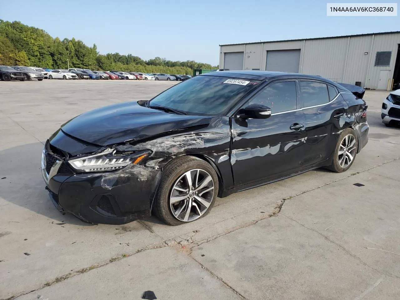 2019 Nissan Maxima S VIN: 1N4AA6AV6KC368740 Lot: 69287454