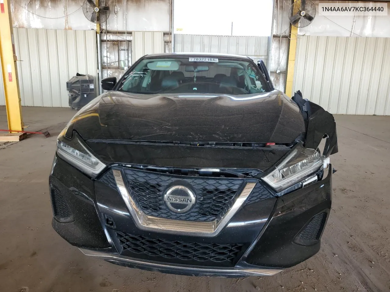 2019 Nissan Maxima S VIN: 1N4AA6AV7KC364440 Lot: 70322184