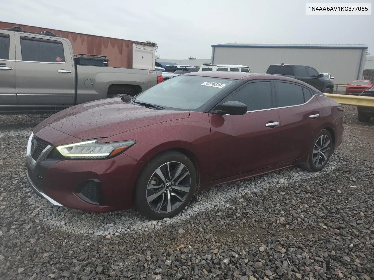 2019 Nissan Maxima S VIN: 1N4AA6AV1KC377085 Lot: 70690594