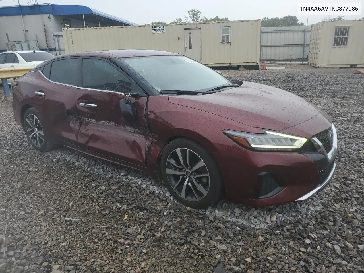 2019 Nissan Maxima S VIN: 1N4AA6AV1KC377085 Lot: 70690594