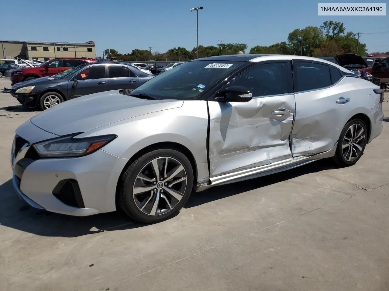 2019 Nissan Maxima S VIN: 1N4AA6AVXKC364190 Lot: 70977264