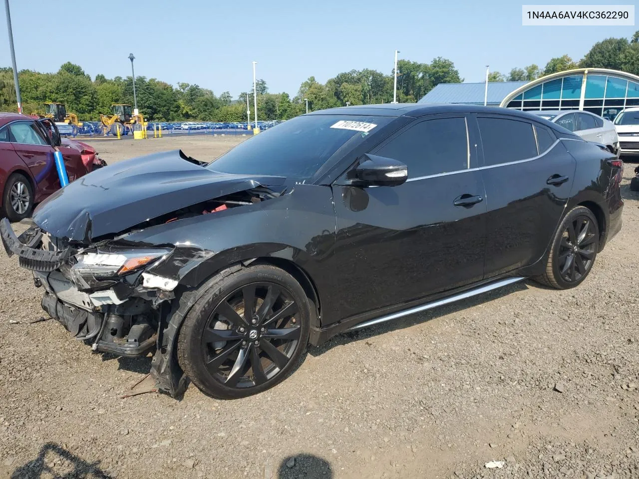 2019 Nissan Maxima S VIN: 1N4AA6AV4KC362290 Lot: 71072614