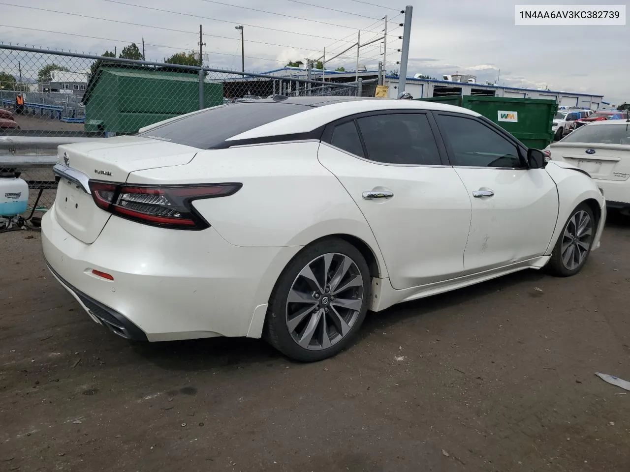 2019 Nissan Maxima S VIN: 1N4AA6AV3KC382739 Lot: 71828104