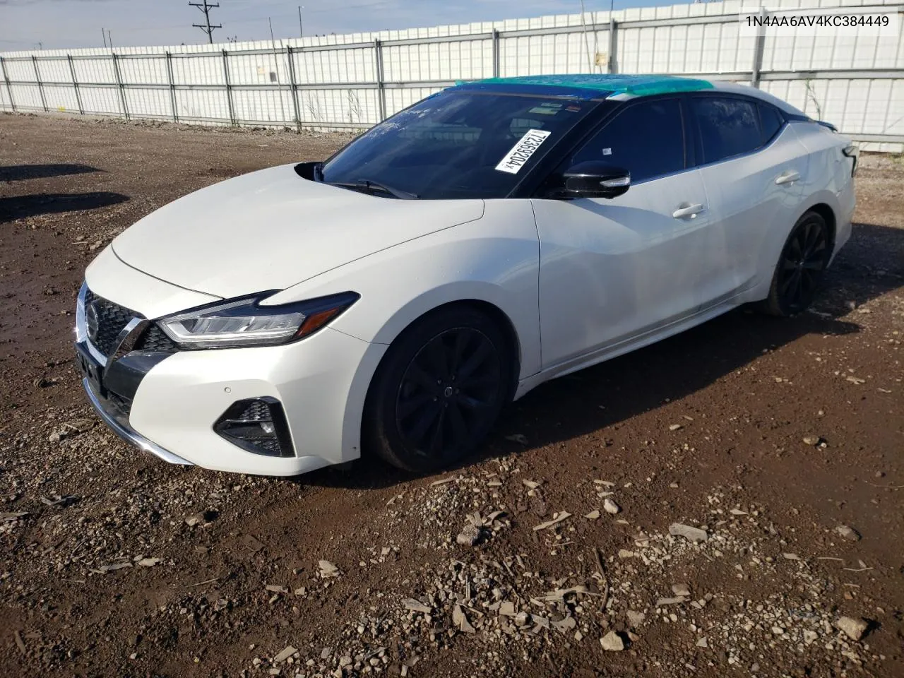 2019 Nissan Maxima S VIN: 1N4AA6AV4KC384449 Lot: 72369204