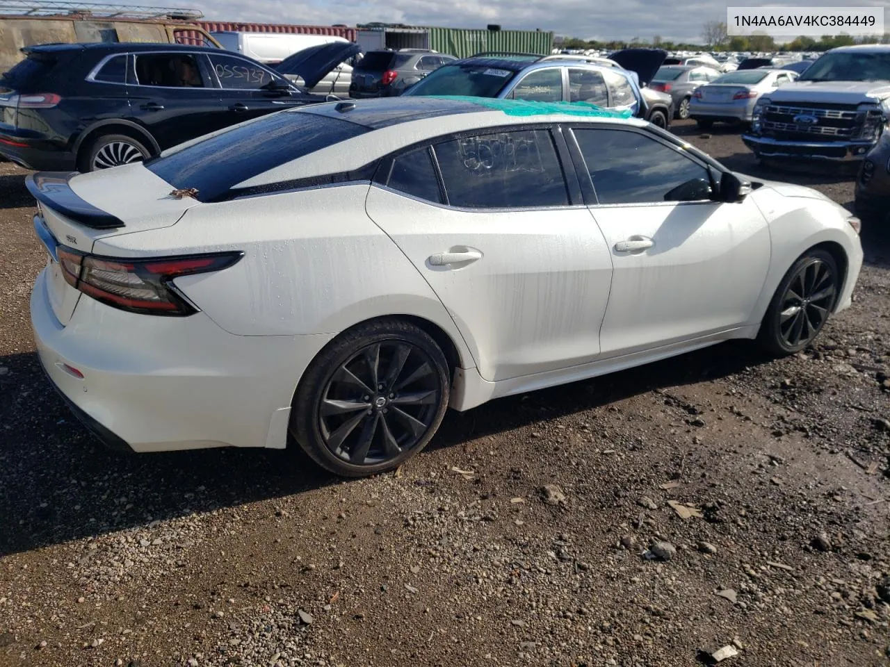 2019 Nissan Maxima S VIN: 1N4AA6AV4KC384449 Lot: 72369204