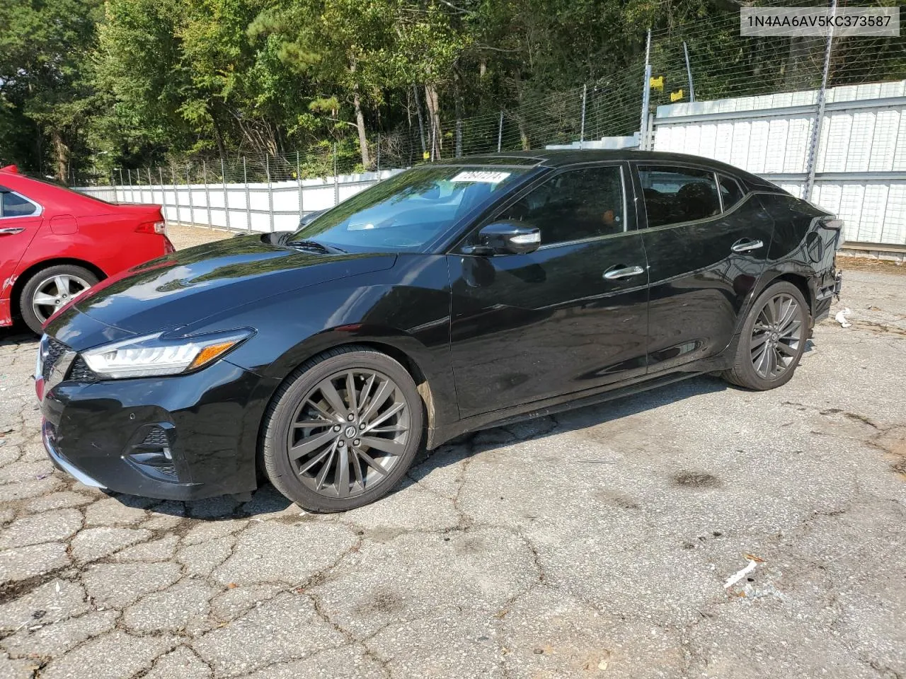 2019 Nissan Maxima S VIN: 1N4AA6AV5KC373587 Lot: 72647274