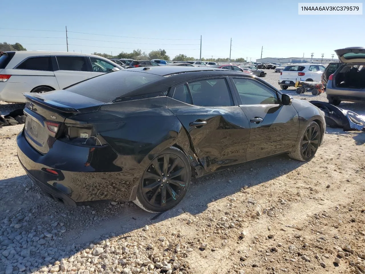 2019 Nissan Maxima S VIN: 1N4AA6AV3KC379579 Lot: 72915814