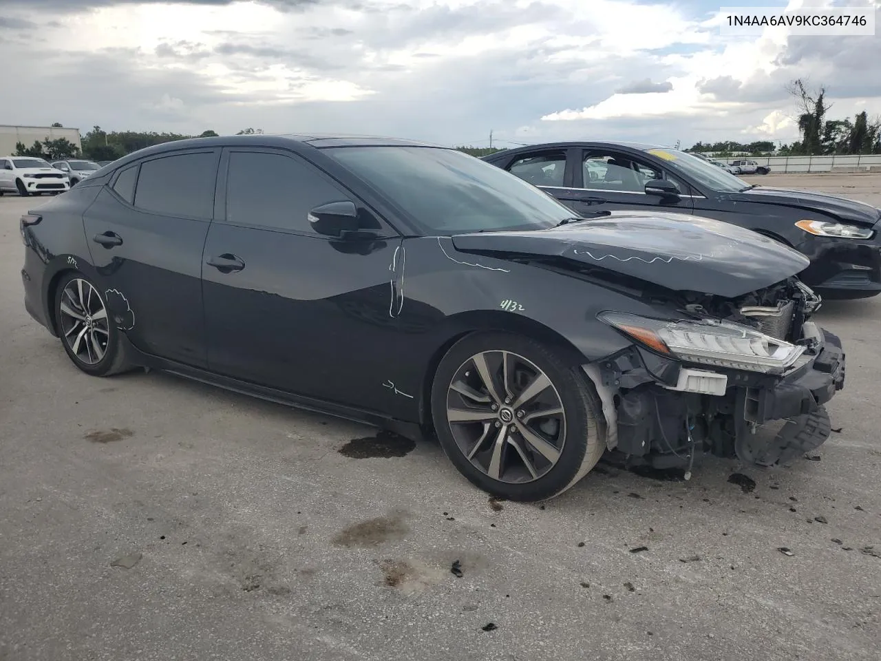 2019 Nissan Maxima S VIN: 1N4AA6AV9KC364746 Lot: 73384044