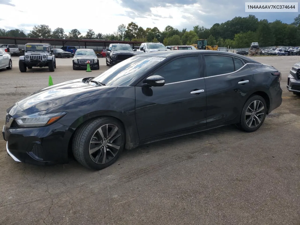 2019 Nissan Maxima S VIN: 1N4AA6AV7KC374644 Lot: 73493374