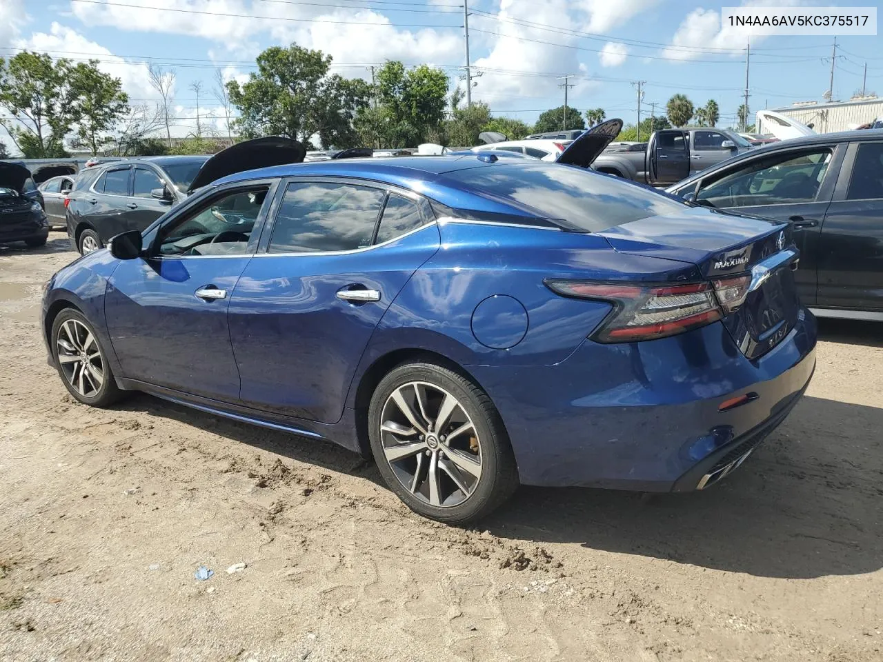 2019 Nissan Maxima S VIN: 1N4AA6AV5KC375517 Lot: 73840074