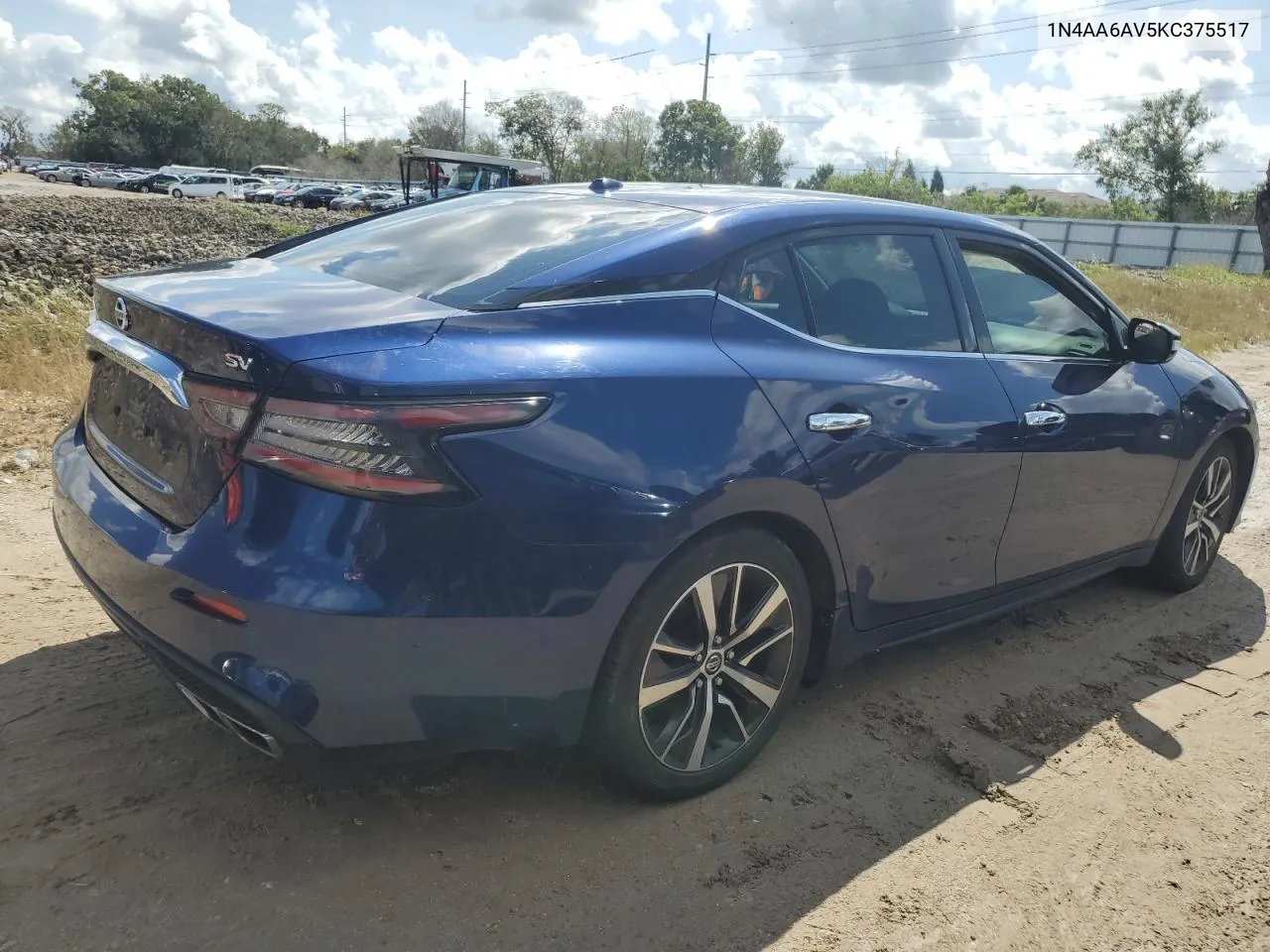 1N4AA6AV5KC375517 2019 Nissan Maxima S