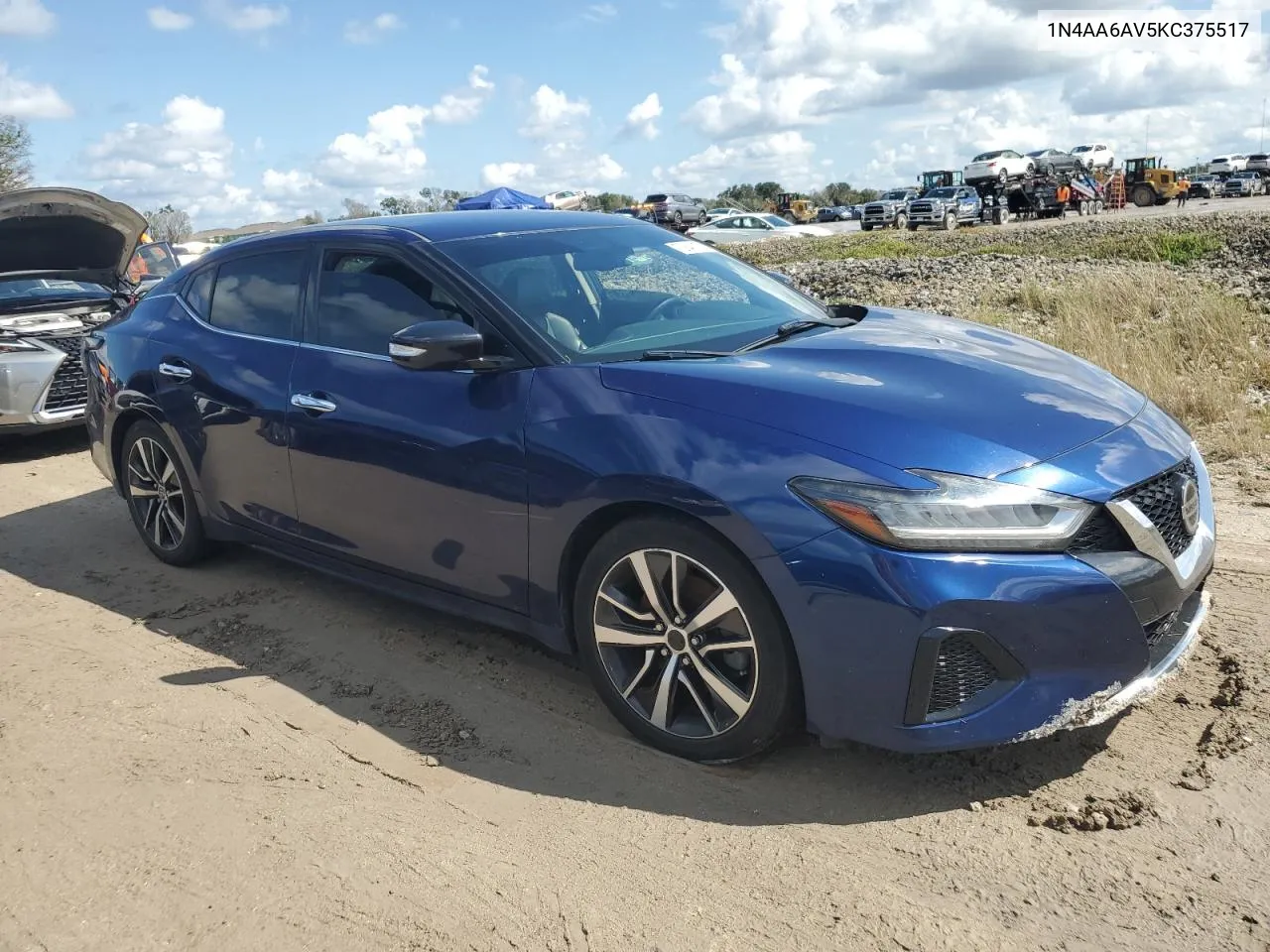 2019 Nissan Maxima S VIN: 1N4AA6AV5KC375517 Lot: 73840074