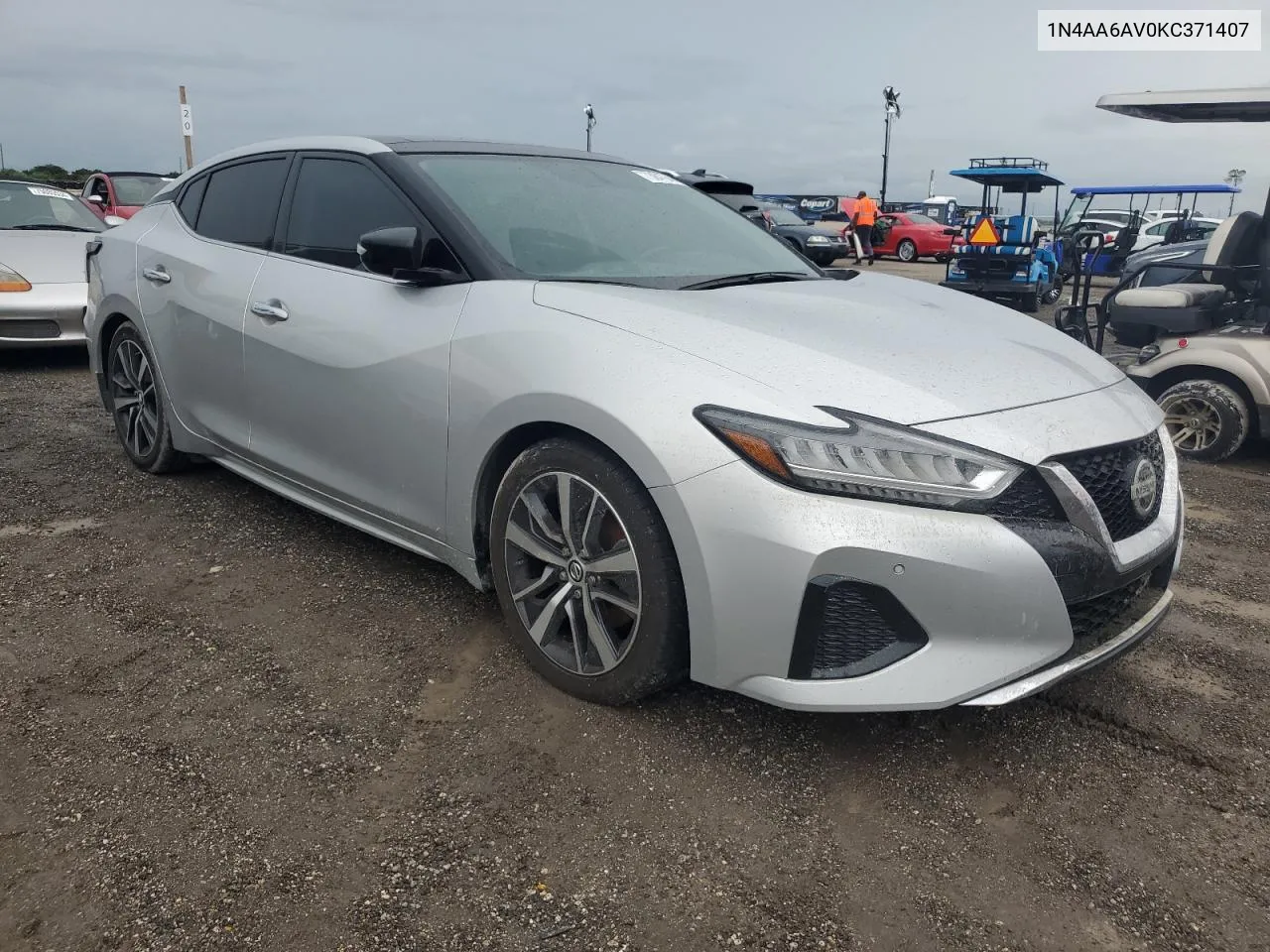 2019 Nissan Maxima S VIN: 1N4AA6AV0KC371407 Lot: 73847644