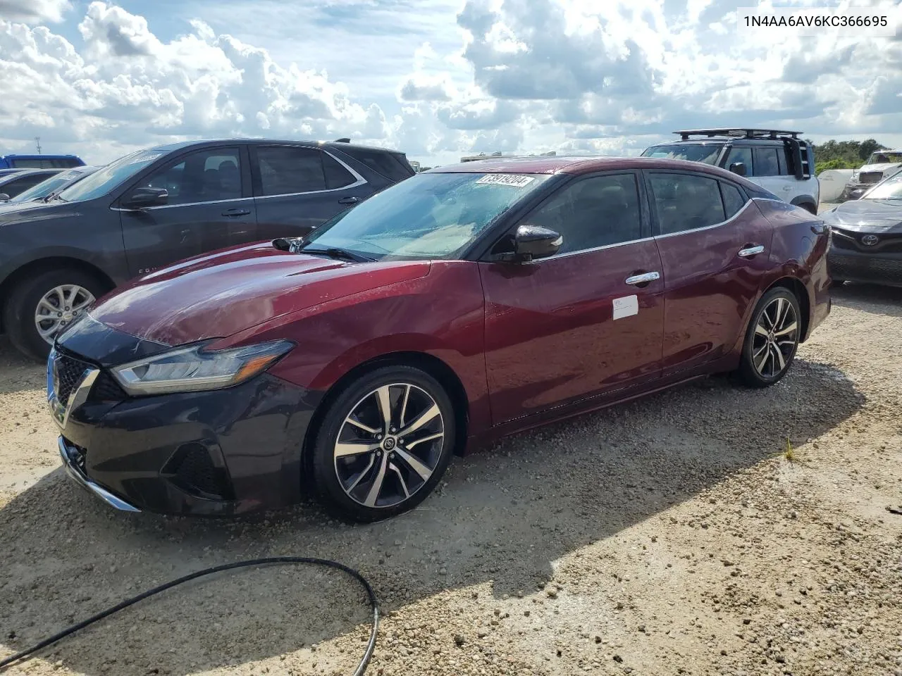 2019 Nissan Maxima S VIN: 1N4AA6AV6KC366695 Lot: 73919204