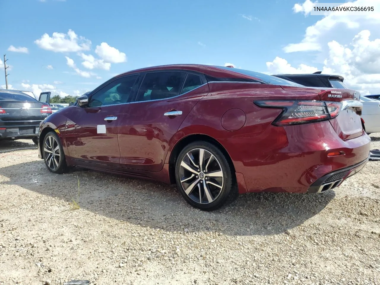 2019 Nissan Maxima S VIN: 1N4AA6AV6KC366695 Lot: 73919204