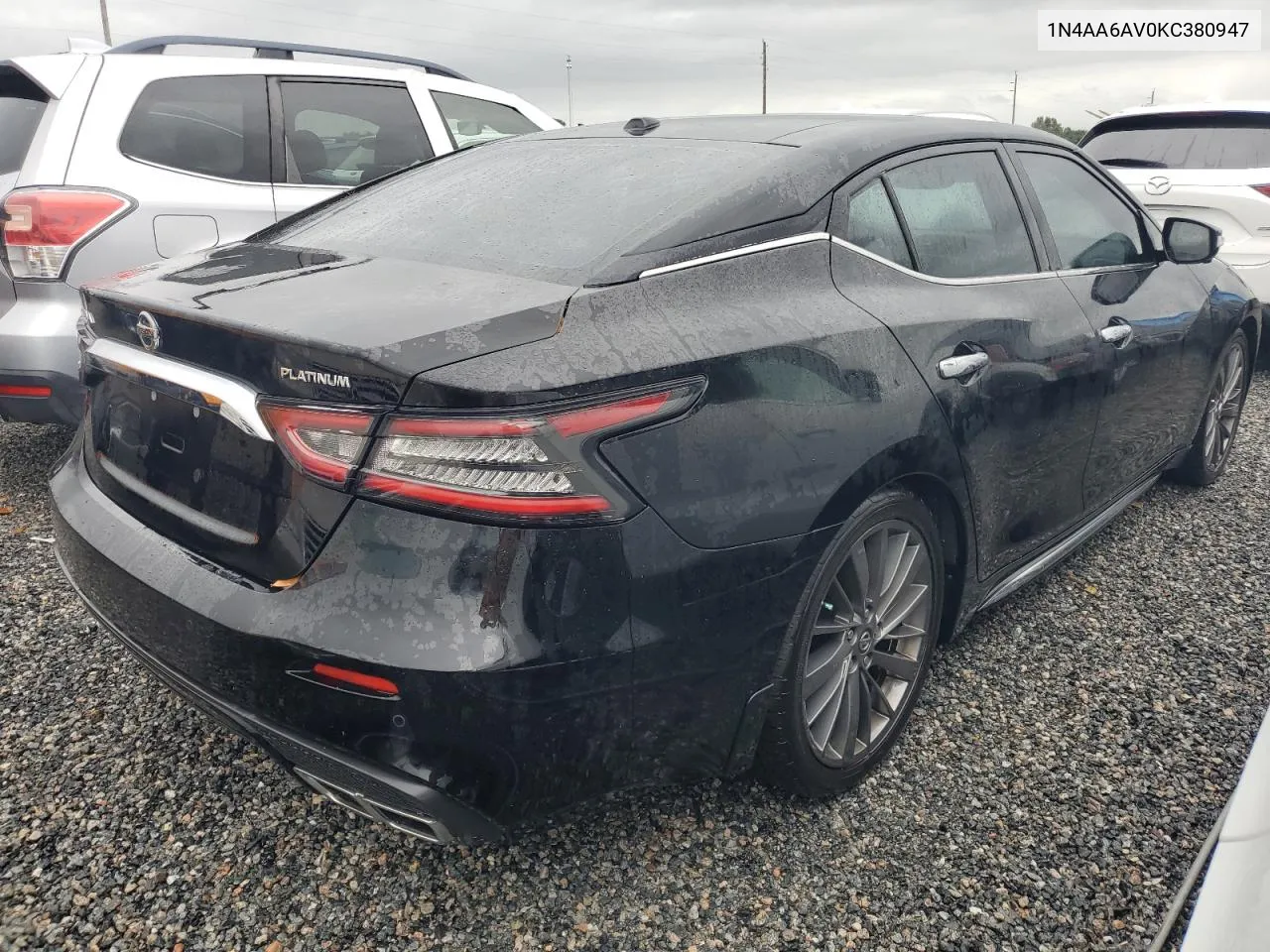 2019 Nissan Maxima S VIN: 1N4AA6AV0KC380947 Lot: 74099364