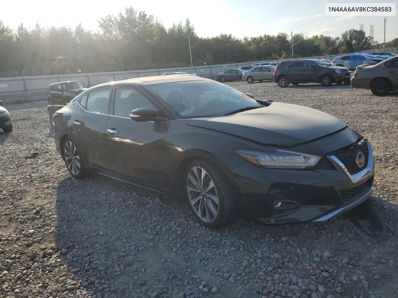 2019 Nissan Maxima S VIN: 1N4AA6AV8KC384583 Lot: 74188424