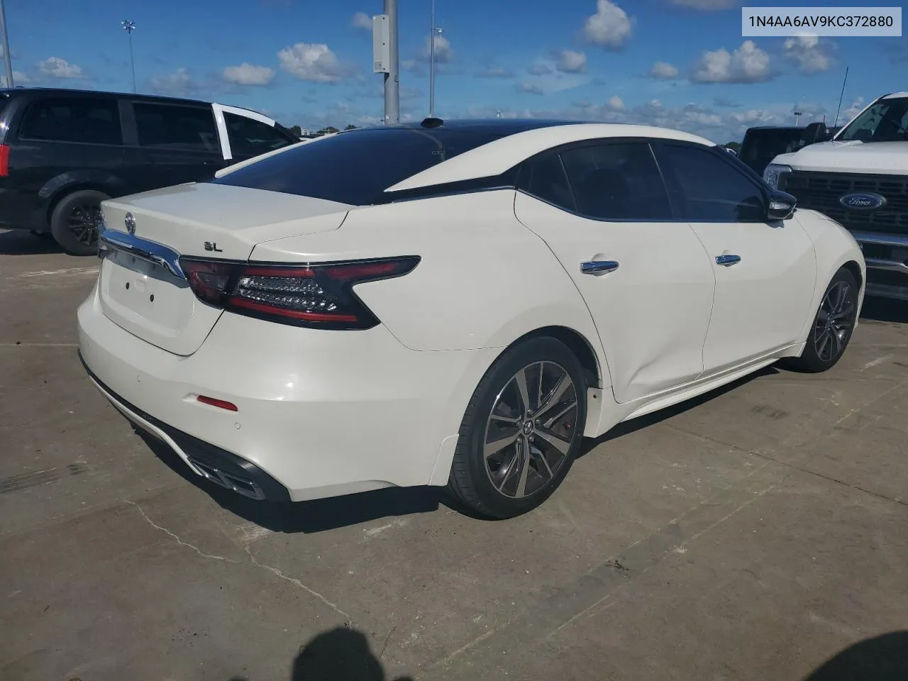 1N4AA6AV9KC372880 2019 Nissan Maxima S