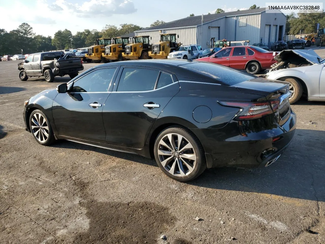 2019 Nissan Maxima S VIN: 1N4AA6AV8KC382848 Lot: 75025194