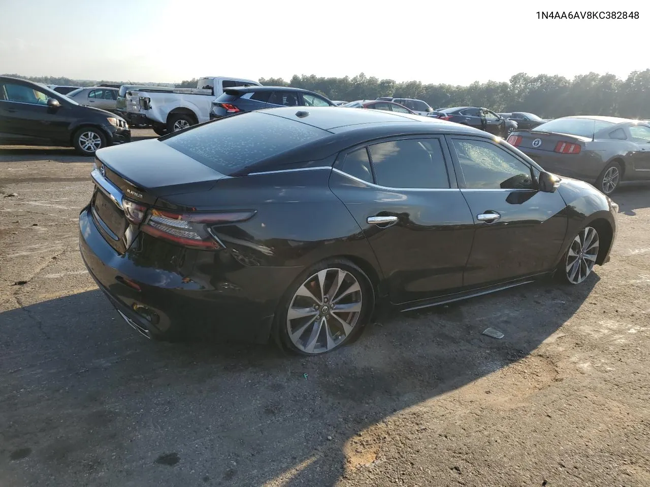 2019 Nissan Maxima S VIN: 1N4AA6AV8KC382848 Lot: 75025194