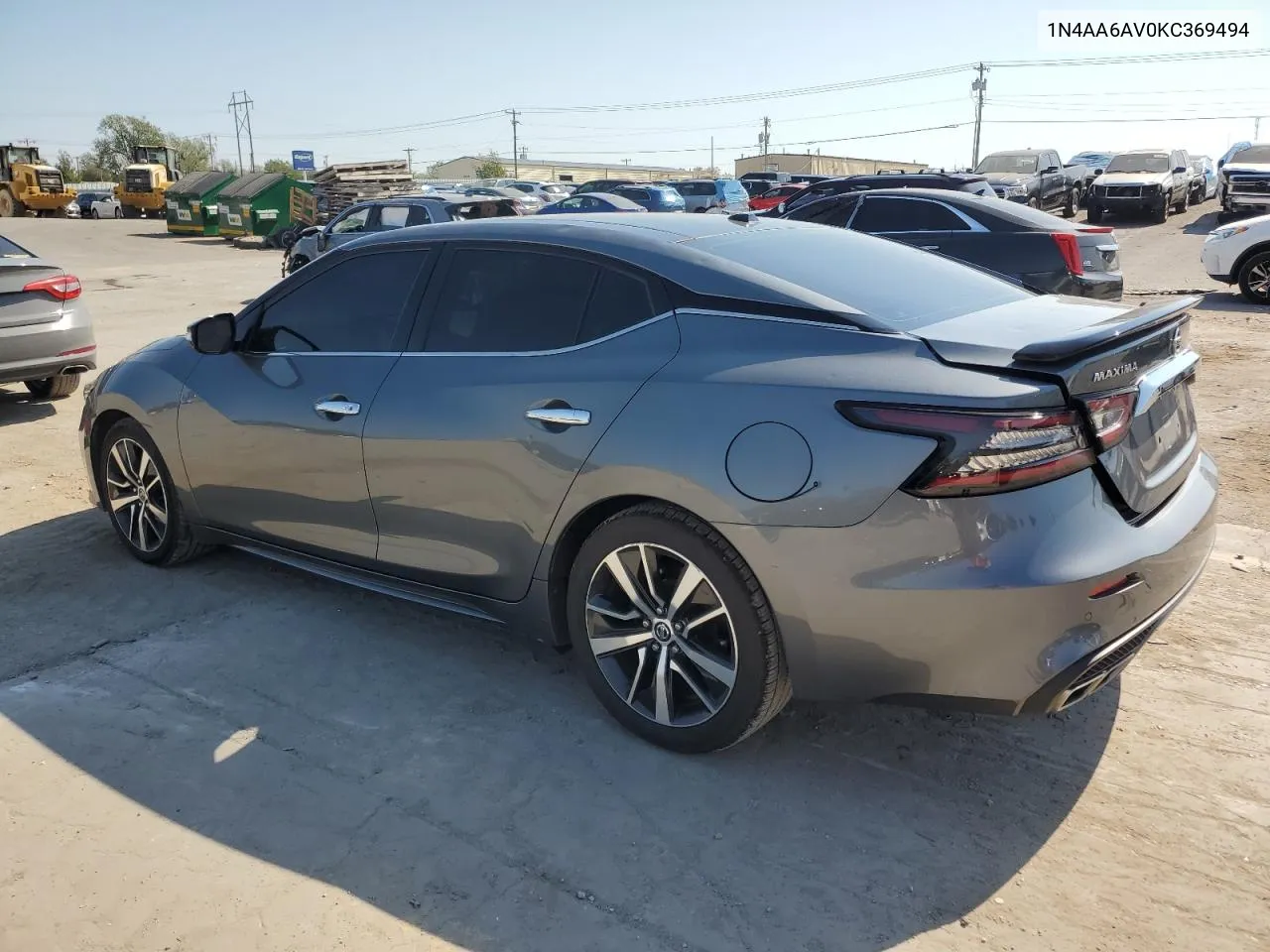 2019 Nissan Maxima S VIN: 1N4AA6AV0KC369494 Lot: 75130854