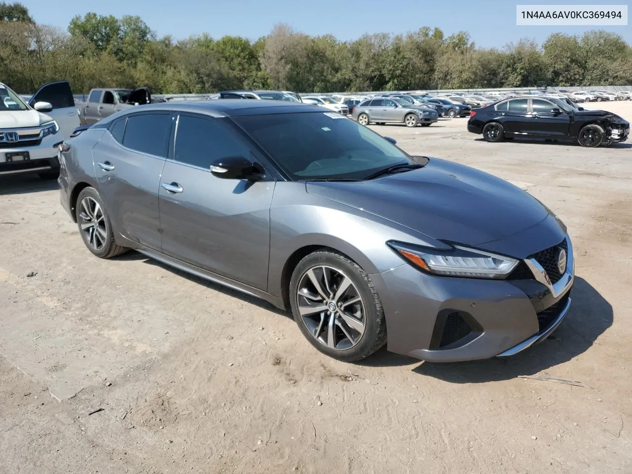 2019 Nissan Maxima S VIN: 1N4AA6AV0KC369494 Lot: 75130854