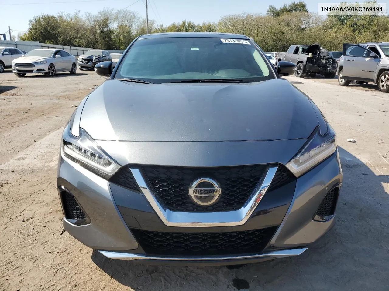 2019 Nissan Maxima S VIN: 1N4AA6AV0KC369494 Lot: 75130854