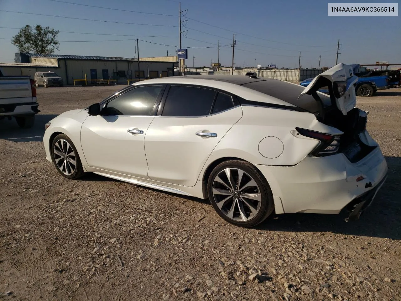 2019 Nissan Maxima S VIN: 1N4AA6AV9KC366514 Lot: 75174654