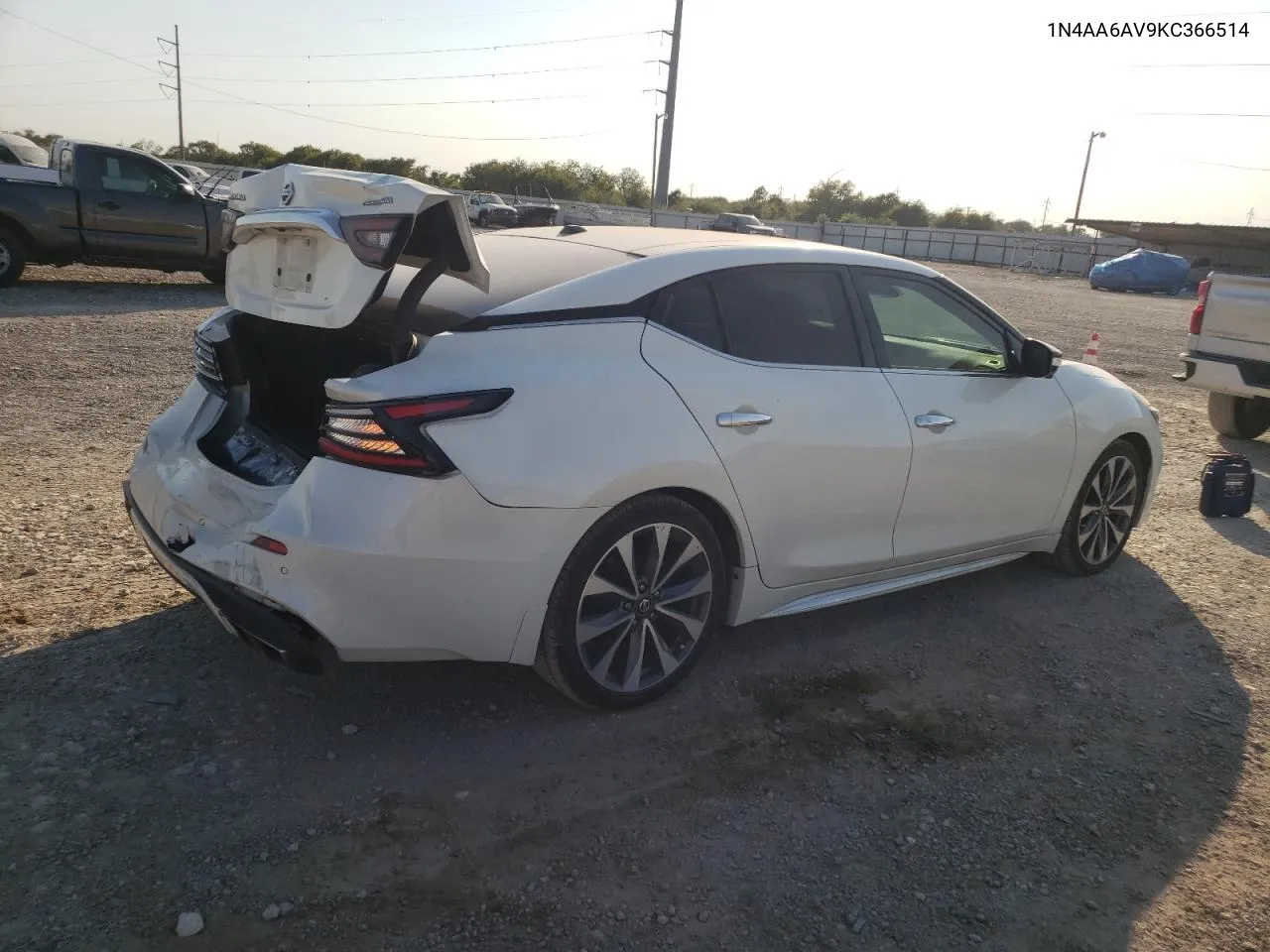 2019 Nissan Maxima S VIN: 1N4AA6AV9KC366514 Lot: 75174654