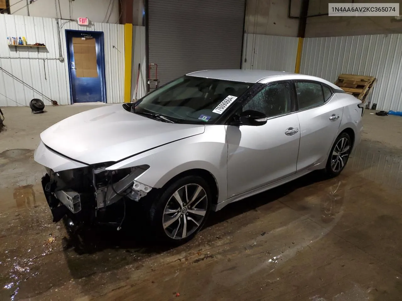 2019 Nissan Maxima S VIN: 1N4AA6AV2KC365074 Lot: 76090664