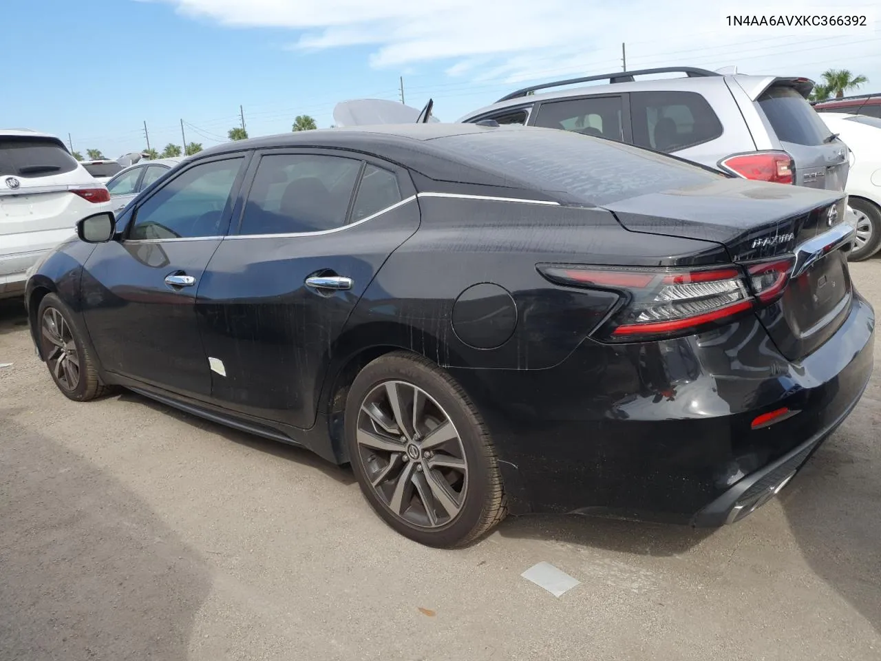 2019 Nissan Maxima S VIN: 1N4AA6AVXKC366392 Lot: 76200094