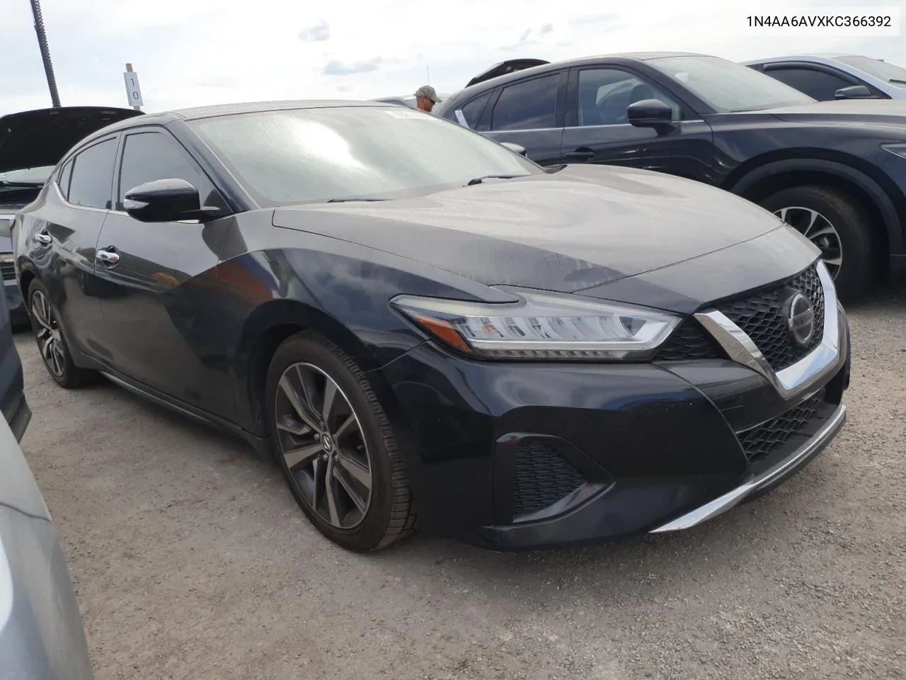 2019 Nissan Maxima S VIN: 1N4AA6AVXKC366392 Lot: 76200094