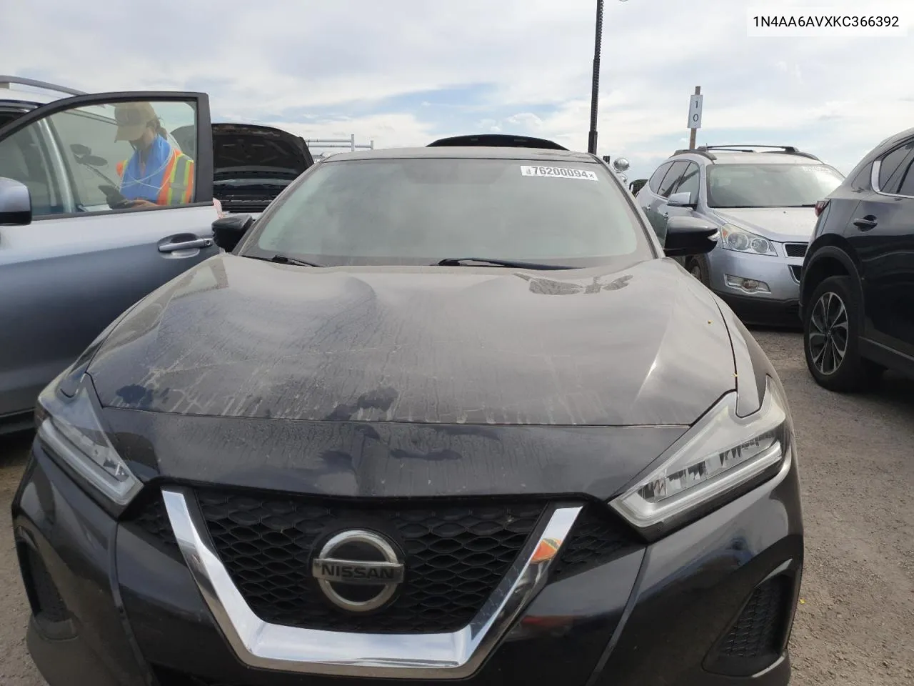 2019 Nissan Maxima S VIN: 1N4AA6AVXKC366392 Lot: 76200094