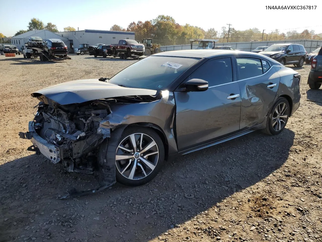 2019 Nissan Maxima S VIN: 1N4AA6AVXKC367817 Lot: 76422144