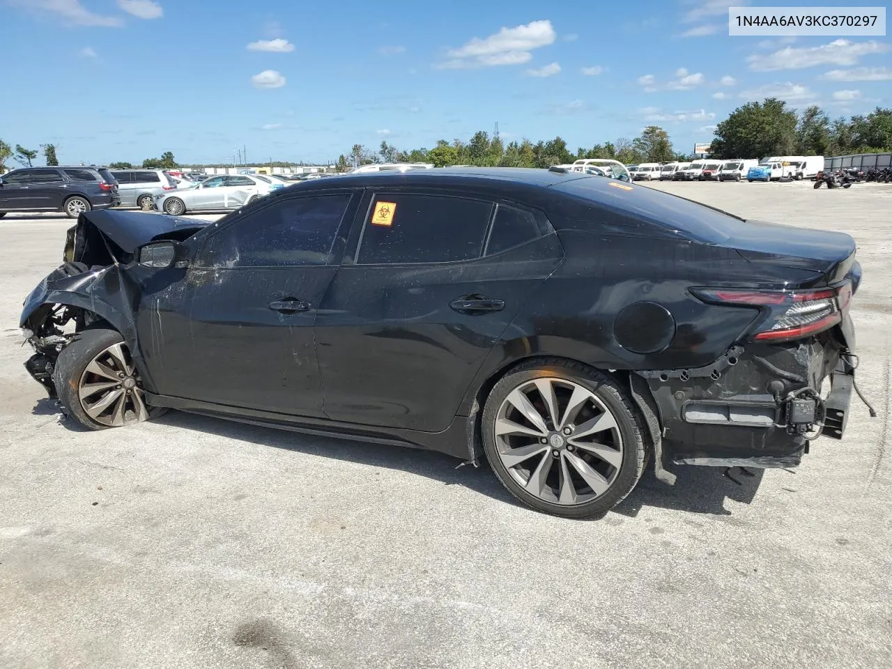 2019 Nissan Maxima S VIN: 1N4AA6AV3KC370297 Lot: 76614014