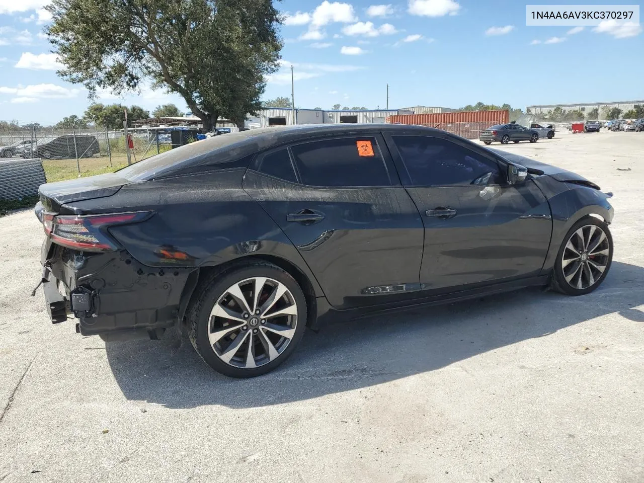 2019 Nissan Maxima S VIN: 1N4AA6AV3KC370297 Lot: 76614014