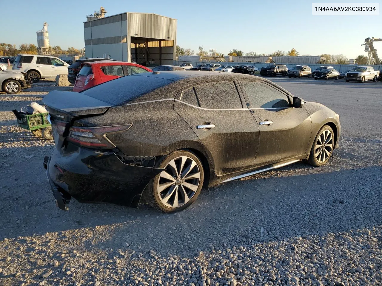 2019 Nissan Maxima S VIN: 1N4AA6AV2KC380934 Lot: 76695704