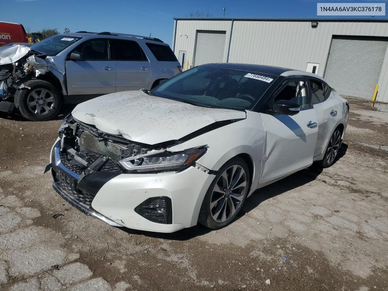 2019 Nissan Maxima S VIN: 1N4AA6AV3KC376178 Lot: 77650484